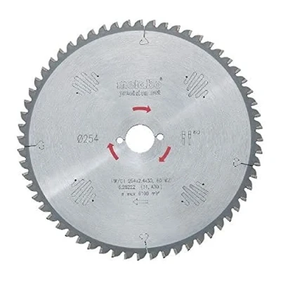 Imagen de Metabo 628056000 6.28056.00 Suministro de Cuchilla Sierra Circular (315 mm, 2.8 1.8 Plata)