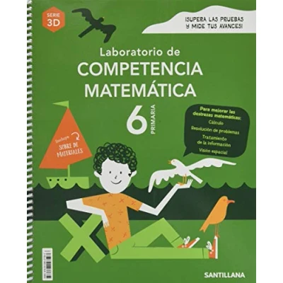 Imagen de LABORATORIO DE COMPETENCIA MATEMATICA SERIE 3D 6 PRIMARIA 9788468027593 (SABER HACER CONTIGO)