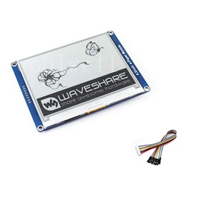 Imagen de Waveshare 4.2inch E Ink Display Module Resolution 296x128 3.3v Paper Electronic Screen Panel SPI Interface for Raspberry Pi/STM32/Arduino/Nucleo/Jetson Nano