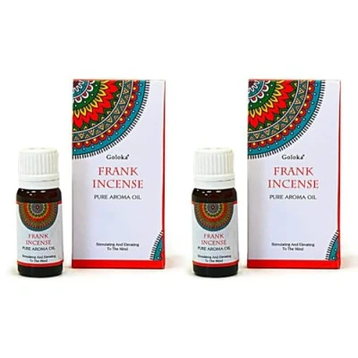 Imagen de Aromasenses. 2 unidades Aceite Esencial Frankincense Puro Goloka 10 ML (Frankincense)