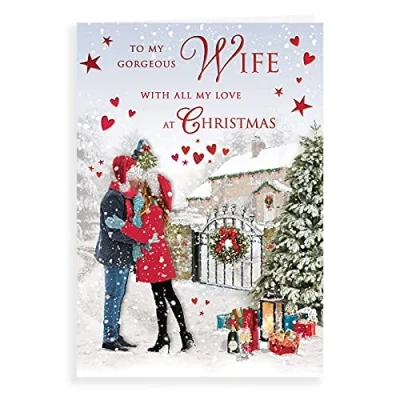 Imagen de Tarjeta de Navidad Tradicional Esposa 9 x 6&quot; Regal Publishing