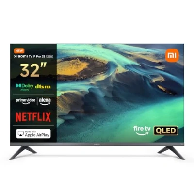 Imagen de XIAOMI TV F Pro 32, 32 Pulgadas (81 cm), QLED, Smart TV, Fire Control por Voz Alexa, Dolby Audio, DTS Virtual:X, HD, Compatible con Apple AirPlay