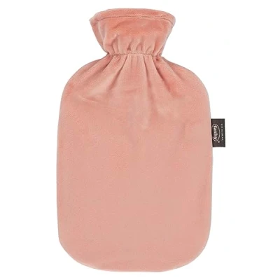 Imagen de Fashy Bolsa de agua caliente con funda flojel, color rosa, 2 L
