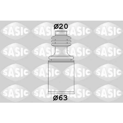 Imagen de SASIC 2003421 Fuelle Palier lado de engranaje CITROËN: Saxo Hatchback, AX, PEUGEOT: 106 II I Hatchback