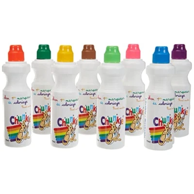 Imagen de Chunkie Tropical CH41625 Juego de 8 rotuladores plástico, 13 x 5 10 cm