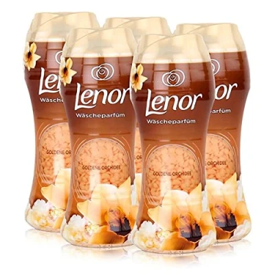 Imagen de Lenor Unstoppables Perfume para ropa (210 g, 5 unidades), color dorado