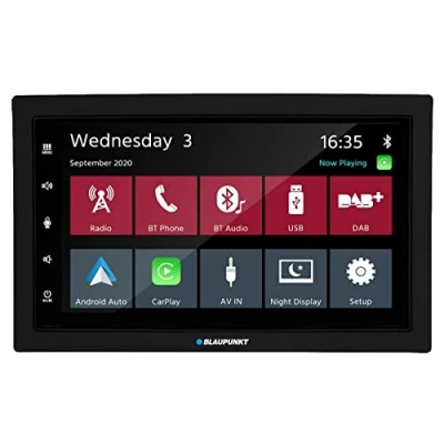Imagen de Blaupunkt Rotterdam 600 Dab Radio de Coche MP3 Doble DIN con Pantalla táctil/Bluetooth/USB/CarPlay