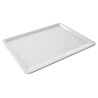 Imagen de Dr. Oetker White Christmas Baking bandeja cuadrada para galletas con revestimiento antiadherente, chapa de acero, horno versátil, color blanco