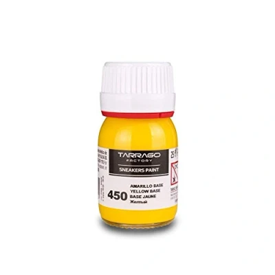 Imagen de Tarrago Sneakers Paint 25 ml Pintura Para Cuero Liso, Sintético y Lona Amarillo Base (450)
