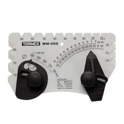 Imagen de Ángulo Setter para afilar sistema Tormek WM 200 ángulo Master. Establece el perfecto cuchillas. Obras sobre sistemas.