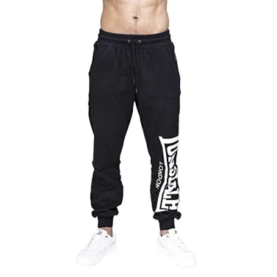Imagen de Lonsdale Jogging Normale Passform LOGO Pantalones deportivos, Hombre, Talla: XL, Black