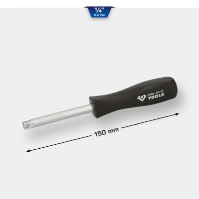 Imagen de KS TOOLS BT020901 Mango insertable cuadrado 150 6,3 (1/4&quot;)