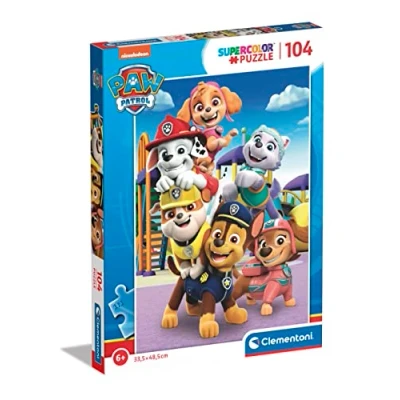 Imagen de Clementoni Puzzle Infantil Super 104 Piezas Paw Patrol, Patrulla Canina Desde 6 años (27178)