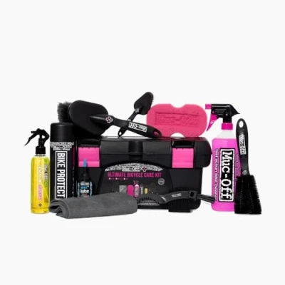 Imagen de Muc Off Kit Definitivo para Limpieza de Bicicleta Imprescindible Lavado Bicis Limpia, Protege y Lubrica Incluye Limpiador, Protector Cepillos