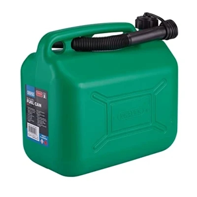 Imagen de Draper 09055 Bote de combustible plástico, 10 L, color verde