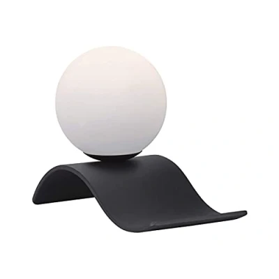 Imagen de Trio Lighting Lara Lámpara de Mesa, 40 W, Negro Mate
