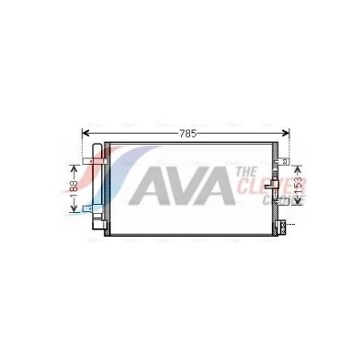 Imagen de PRASCO AIA5360D Condensador con secador 18,0 15,4 Aluminio 675 R 134 a AUDI: A4 B8 Avant, Berlina, Q5, PORSCHE: Macan