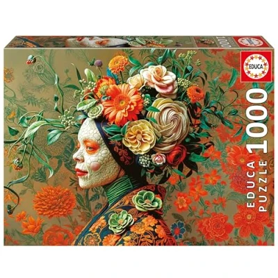 Imagen de Educa Puzzle de 1000 Piezas para Adultos Reina Lagarto. Incluye Pegamento Fix Puzzle. Medidas: 68 x 48 cm. A Partir 14 años (20233)