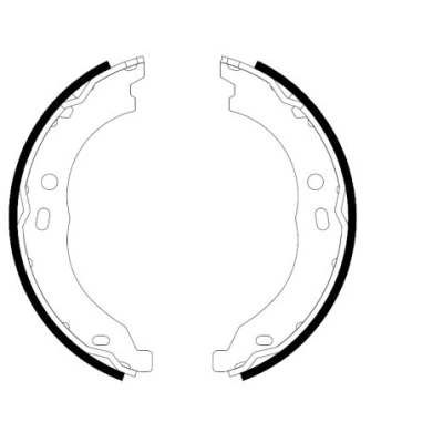 Imagen de TEXTAR 91066700 Zapatas de freno mano sin palanca con accesorios FIAT: Ducato III Camión plataforma / Chasis, Furgón