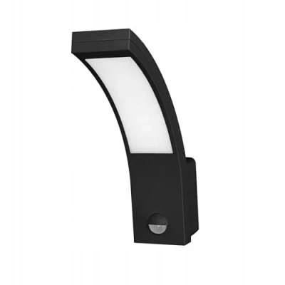 Imagen de Adviti PIRYT LED Aplique Pared Exterior con Sensor de Movimiento 140 800lm IP54 4000K (Negro)