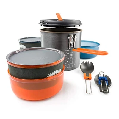 Imagen de GSI Outdoors Pinnacle Dualist Kit de Cocina, Multicolor