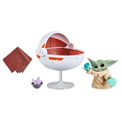 Imagen de Star Wars The Bounty Collection Grogu&#039;s Hover Pram Pack Child Figura Coleccionable a Escala de 5 cm, niños Partir 4 años
