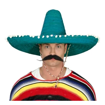 Imagen de FIESTAS GUIRCA Sombrero Mejicano 45cm Verde Sombreros, Gorros, Cascos y Diademas