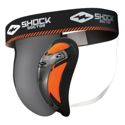 Imagen de Shock Doctor Coquilla Protectora Talla XL 91cm 99cm BioFlex Hombre Adulto Protector Testicular Cómodo y Seguro Boxeo Artes Marciales MMA Hockey (329R)