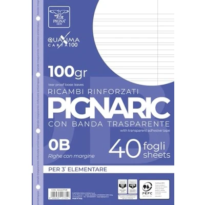 Imagen de Pigna Ric Repuesto con banda reforzada, Unidades 40 hojas, A4