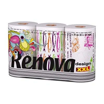 Imagen de RENOVA Design XXL Toalla de papel 3 rollos