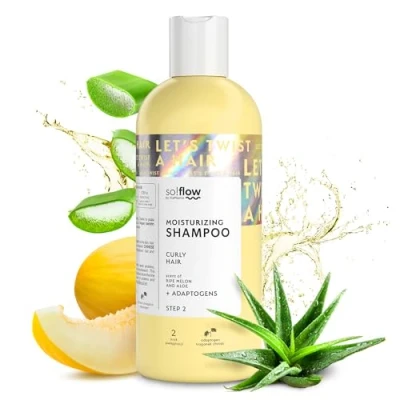 Imagen de Shampoo Nutritivo So!Flow para Cabello Rizado con Extractos de Cítricos y Astrágalo Diseñado Nutrir Definir Cada Rizo una Mezcla Botánicos Ricos en Nutrientes