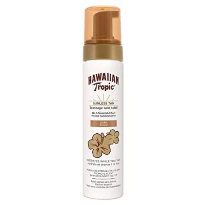 Imagen de Hawaiian Tropic Autobronceador Espuma Mousse Autobronceadora, Tono Oscuro, 200 ml