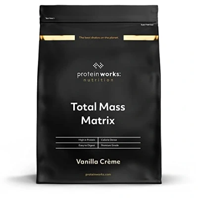 Imagen de THE PROTEIN WORKS Total Mass Matrix Ganancia Muscular Para Ganar Masa Crema alla Vainilla 2kg