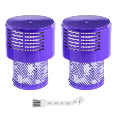 Imagen de HUAREW 2 piezas Filtros para Dyson V10 SV12, Compatible con Aspiradora Cyclone, Absolute, Animal, Total Clean, Reemplazo No. 969082 01