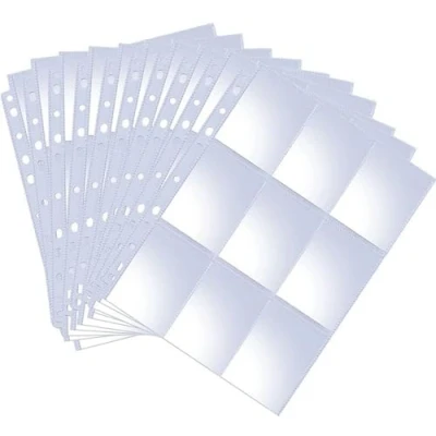 Imagen de Oderra 576 Fundas Cartas, 32 páginas archivador cartas pokemon, con bolsillos en ambos lados para tarjetas de colección juegos coleccionables.