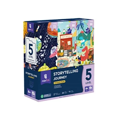 Imagen de MierEdu Viaje Narrativo Puzzles y Rompecabezas, Multicolor (ME645)