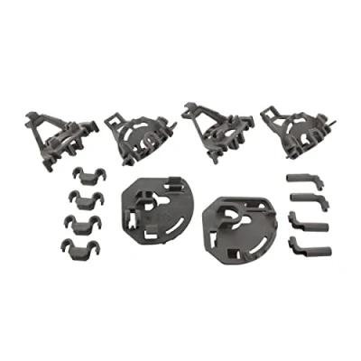 Imagen de Paxanpax PLD1278 Kit de rodamientos cesta inferior para lavavajillas, compatible con Bosch, Neff, Siemens, color gris 00418675