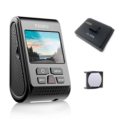 Imagen de VIOFO Cámara de salpicadero A119 V3 2560 x 1600P Quad HD+ con registrador GPS y CPL edición 2022