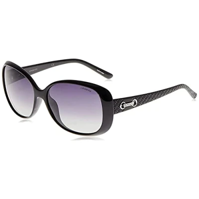 Imagen de Polaroid P8430 IX KIH, Gafas de Sol, Mujer, Negro (Black/Grey Faded Polarized), 58