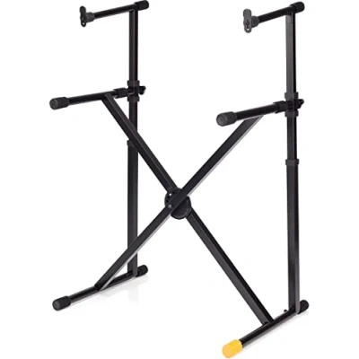 Imagen de Hercules KS210B EZ Lok Soporte de doble nivel X, color negro