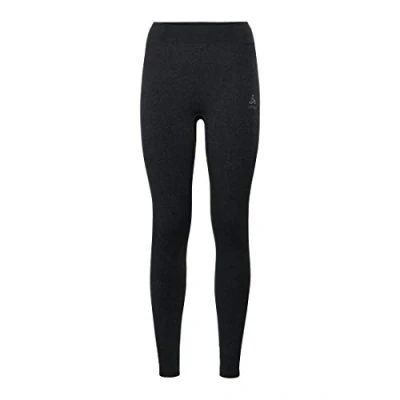 Imagen de odlo Bl Bottom Long Performance Warm Pantalon, Mujer, Black Concrete Grey, S