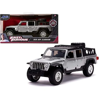 Imagen de Jada JA32031 1:32 FF 9 Jeep Gladiator Fast and Furious Collectible Coche en Miniatura, Gris, Talla única