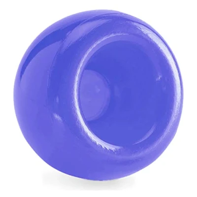 Imagen de Planet Dog Orbee Tuff Lil&#039; Snoop Dispensador de recompensas con Forma Bola Rompecabezas Interactivo para Perros Morado Pequeño