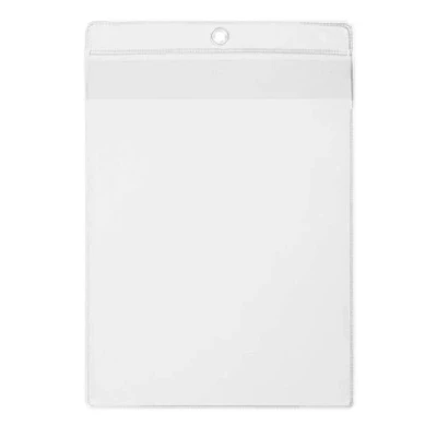Imagen de Durable 230719 Funda para información con agujero colgar A4, solapa protectora y perforación, 10 piezas, transparente