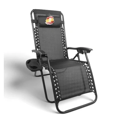 Imagen de Pincho Tumbona Jardin Exterior, Sillon Gravedad Cero, Hamaca, Silla Plegable, terraza, Camping
