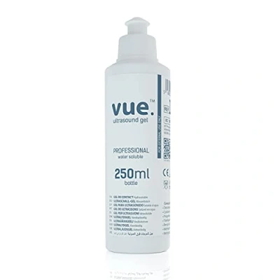 Imagen de Vue Gel Utrasonido 250ml / 1L 5L Botellas de transparente Transmisión Conductiva para Máquinas Ultrasonido (Botella 250ml)