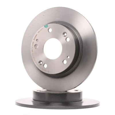 Imagen de BREMBO COATED DISC LINE 08.A147.11 Disco de freno 260 9 5 macizo revestido con tornillos HONDA: CIVIC 8 Hatchback, norauto, oscaro, mister