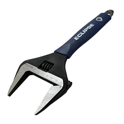 Imagen de Eclipse Professional Tools ADJW12WJ Llave ajustable de 12&quot; con mandíbula extra ancha 60 mm (2 ¼&quot;)