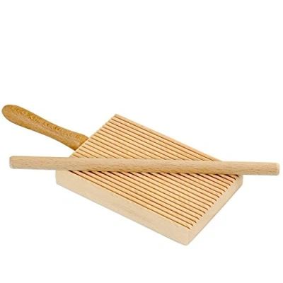 Imagen de ELECTRO C. Rigagnocchi en madera con accesorio garganelli Herramienta de cocina
