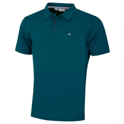 Imagen de Calvin Klein Polo de Golf con Cuello Acanalado Campus Gasolina M